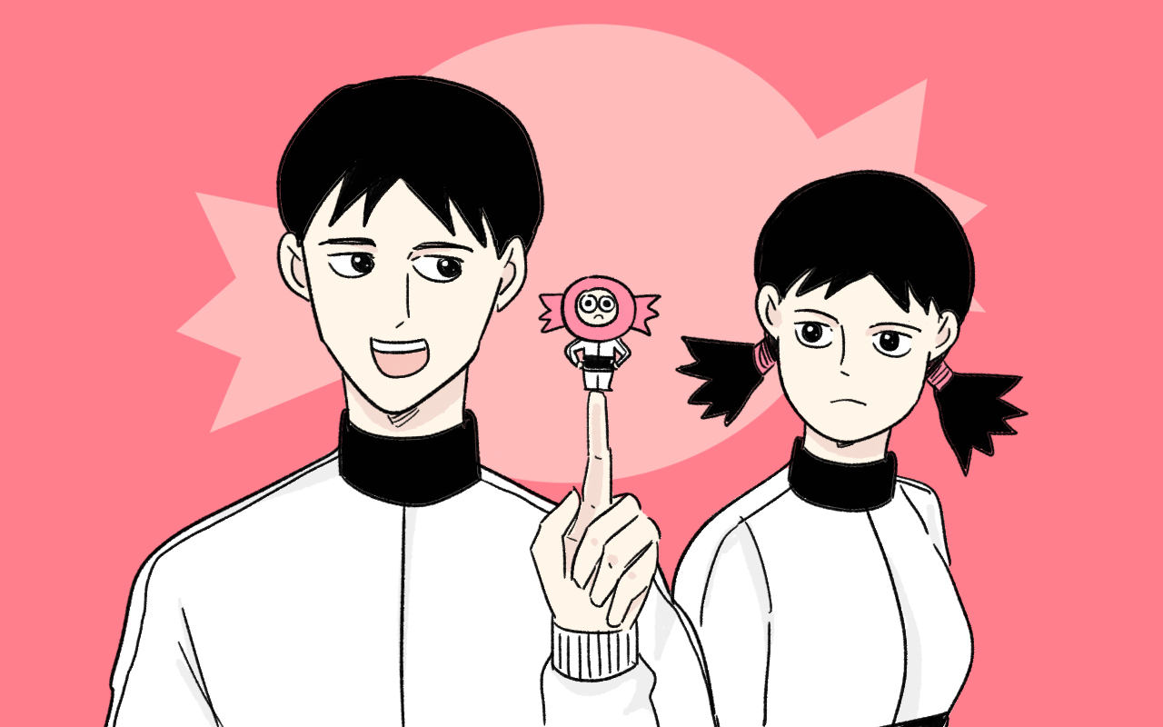 糖果女孩插画_banner